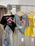 Wide Neck Casual Printed T-Shirts